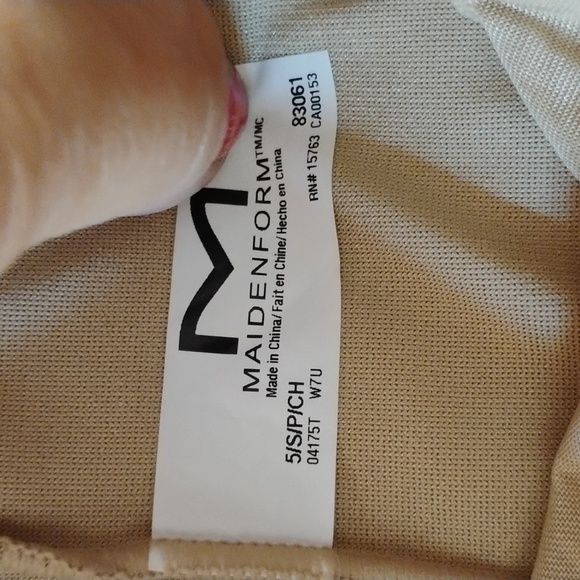 Maidenform Beige Firm Tummy Control High Waist Shaping Brief NUC SZ Small - Picture 2 of 16